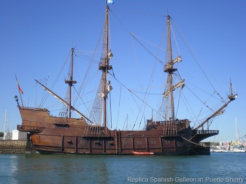 Replica Spanish galleon ©  SW